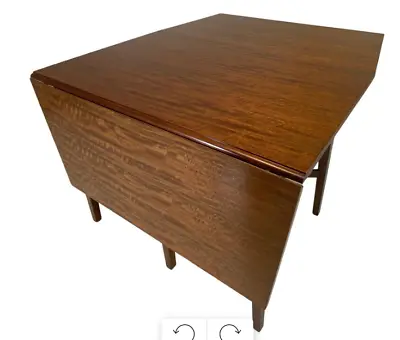 Pristine Milo Baughman Drexel  Dining Table Drop Leaf Vintage Modernist • $3270