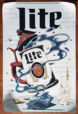 Lite Beer Gaming Promo Poster Miller Brewing Co  Tankard Of Lite  24x36 UNUSED • $22.50