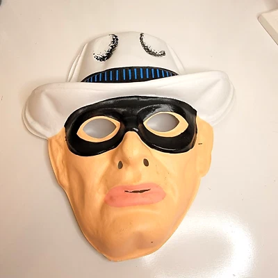 $12.99 • Buy Vintage Lone Ranger Halloween Mask Play Dress Up Costume
