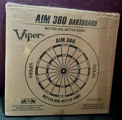 NEW Viper AIM 360 Tournament Bristle Steel Tip Sisal 18  Dartboard **NO Darts** • $47.99