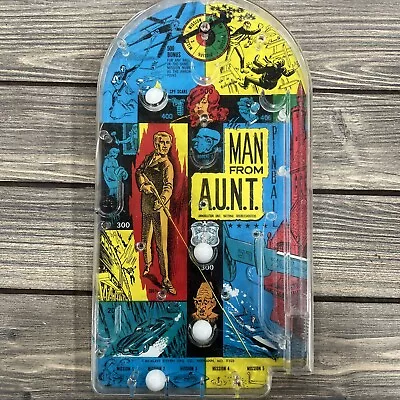 Rare Original 1966 Marx Toys The Man From A.u.n.t  Pinball Affair Bagatelle • $149.99