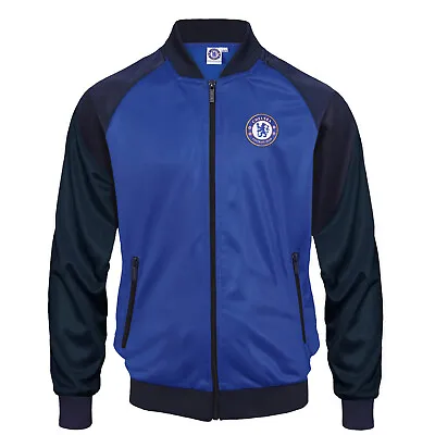 Chelsea FC Mens Jacket Track Top Retro OFFICIAL Football Gift • £34.99