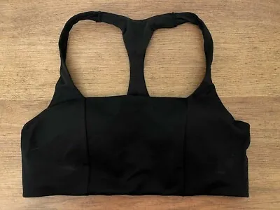 Victoria's Secret Sport Pure Black 32DD Lightly Lined Racerback Sport Bra VS!!! • $13.99