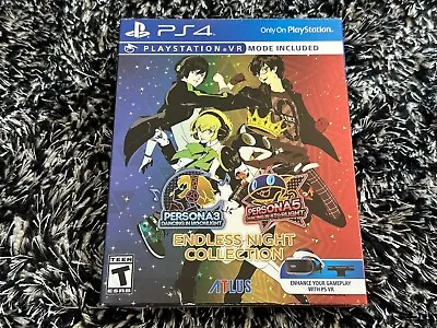 Persona 3 & 5 Dancing Endless Night Collection Playstation 4 PS4 With Art Book • $89.99