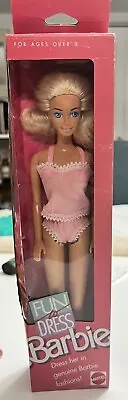 Vintage Mattel BARBIE - In Original Box -  Fun To Dress Barbie  - From 1989. • $16.24
