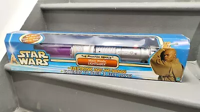 Star Wars Mace Windu Lightsaber Rare Brand New Sealed Role Play Awesome Toy • £19.99