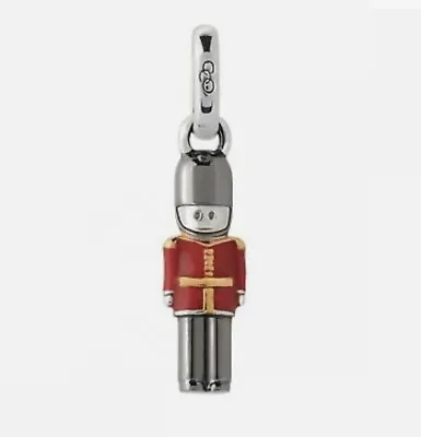 £45 • Buy LONDON Sterling Silver & Enamel Red Beefeater Soldier Charm RRP45 NEW