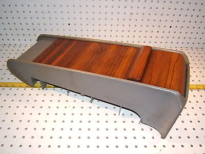 Mercedes OEM Late W124 Sportline REAR Seat GRAY Roll Up ZEBRANO Wood 1 Console • $739