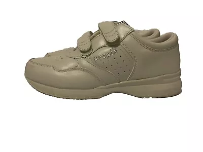 Propet LifeWalker Strap Sneakers Sport White Men's 8.5  M (D • $41.97
