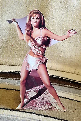 Raquel Welch  One Billion Years BC  '66 Movie Tabletop Display Standee 10.5  T • $10.99