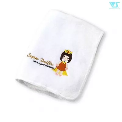 VOLKS Super Dollfie Dream SD10th Anniversary Embroidered Megu Hand Towel • $69.12