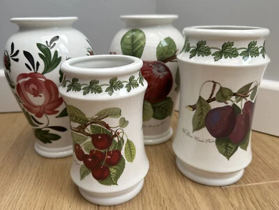 £39.50 • Buy Portmeirion Vase Storage, Pomona & Welsh Dresser, China Pottery Bundle (x4)