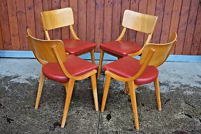 Kitchen Chair Dining Room Cocktail 50er Vintage Rockabilly Red 1/4 • $79.89