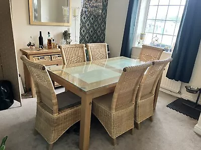 Dining Table + 6 Chair Set Including Sideboard • £180