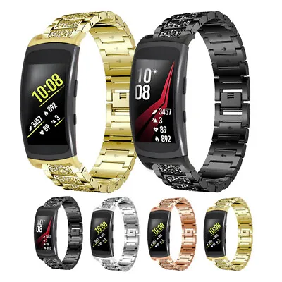 Fit2 Pro Luxury Stainless Steel Metal WristBand Strap For Samsung Gear Fit 2 • $5.81