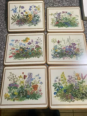 Vintage Pimpernel Rectangle Placemats Original Box Acrylic 8.5/8 X 7.5/8  • $30