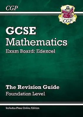 GCSE Maths Edexcel Revision Guide (with Online Edition) - Foundation By... • £2.59