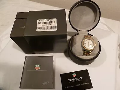 Tag Heuer Link Quartz Two-Tone 18kt Gold And Stainless Steel Watch WT1250.BD0555 • $2995