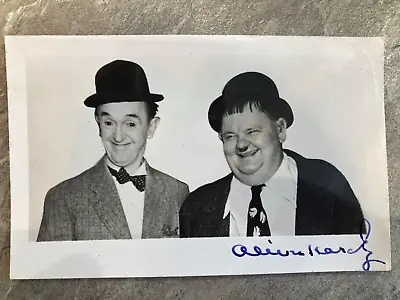 Vintage Original Signed /Autographed Picture Oliver Hardy (Laurel And Hardy) • £179.99