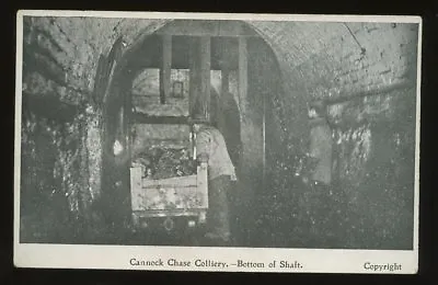 £29 • Buy Staffs CANNOCK CHASE Colliery Shaft Bottom PPC