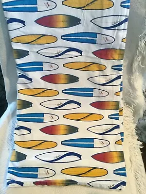 *DEAN MILLER* Surf Hawaiian ALOHA Surfboards Twin Flat Sheet Vintage  • $19.90