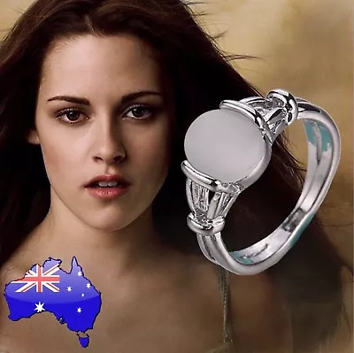 Twilight Saga New Moon Eclipse Breaking Dawn Bella Swan Opal Moonstone Ring Gift • $10.50