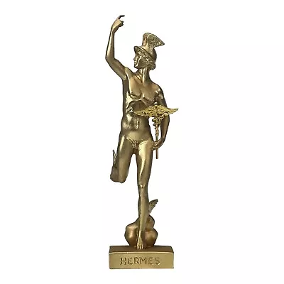 Hermes Naked Nude Male Figure Greek God Messenger Statue Sculpture Bronze Effect • $42.30