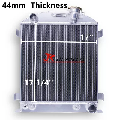 $127 • Buy 3 Row Aluminum Radiator For Ford 1932-1934 1933 Chopped Hot Rod W/Chevy V8