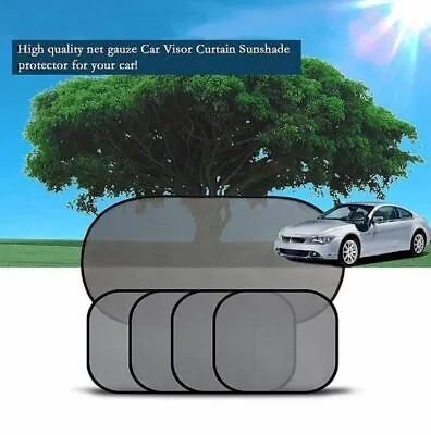 5 PCS Car Side Rear Window Screen Mesh Sun Shade Cover Windshield Sunshade Visor • $6.25