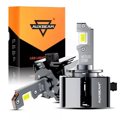 AUXBEAM Canbus LED Headlight Bulbs D1S D1R D3S D3R D2S D2R D4 D4S White Replace • $108.99