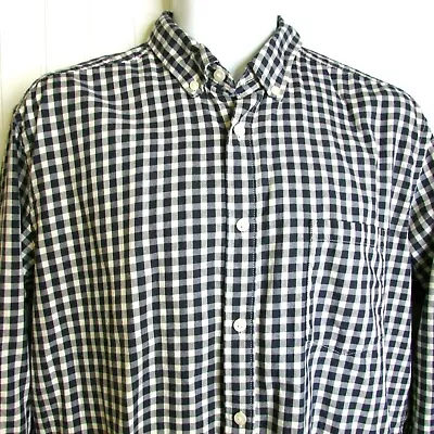 H&M Label Of Graded Goods LOGG Men's Size L Shirt Check Long Sleeve Button Down • $13.40