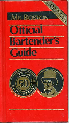 Mr. Boston Official Bartender's Guide 50th Anniversary 1935 1984 Hardcover • $11.94