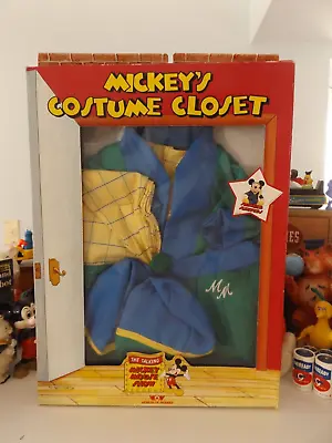 1987 Disney Worlds Of Wonder Talking Mickey Mouse SLUMBER SLEEPER OUTFIT IN BOX • £24.12