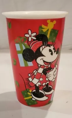 Disney Christmas Presents Minnie Mouse Ceramic Tumbler Mug • $10
