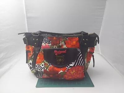 Desigual Boho Bag Canvas Floral Butterfly • $60