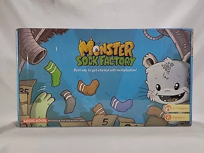 MONSTER SOCK FACTORY Logic Roots Multiplication Learning Math Game  NEW/SEALED • $59.95