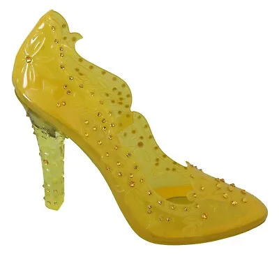 DOLCE & GABBANA Shoes CINDERELLA Yellow Floral Crystal Heels EU39 / US8.5 • $721.96