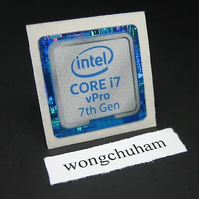 PC Notebook Sticker - CORE I7 VPro 7th Gen Sticker 18mm X 18mm #202211231453 • $2.22