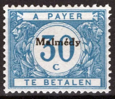 ZAYIX Germany Belgium 1NJ9 MH Malmedy Overprint Postage Due Numberals 051023S28 • $6.75