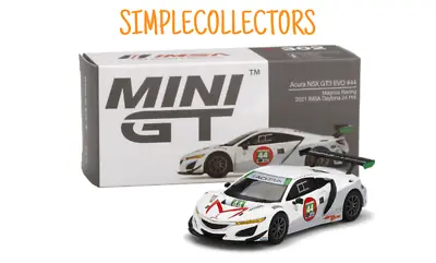 Mini GT Acura NSX GT3 EVO #44 Magnus Racing 2021 IMSA Daytona 24Hrs #302 • $5.99