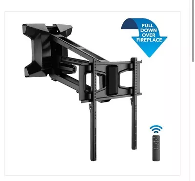 FULL MOTION MOTORIZED Fireplace Drop-Down Wall Mount Bracket 37-70inch TVs • $159