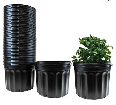 7 Gallon Plastic Nursery Pots 20 Pack • $102
