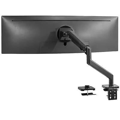 VIVO Black Mechanical Arm Single Monitor Desk Mount Fits Ultrawides Up To 49  • $99.99