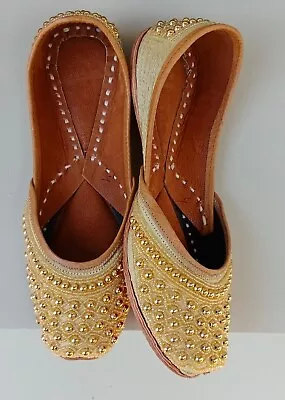 Punjabi Jutti Khussa Shoes Wedding Shoes Ethnic Shoes Mojari Juti Sandal Slipper • $27.99