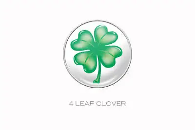 RaceDots: Magnetic Race Number Positioning System 4-Pack (4 Leaf Clover) • $21.95