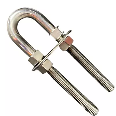 Marine Hardware Stainless Steel Bow/Stern Eye U-Bolt 5/8  X 8  SSRI70000 • $47.95