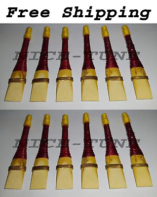 Uilleann Pipe Chanter Reed 12 Pcs Made With Spanish Cane 100% MoneyBack Guranted • £64.79