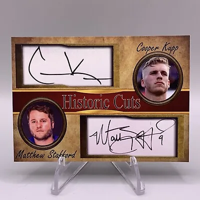 Cooper Kupp & Matthew Stafford - Historic Cuts *Rams** Facsimile Autograph • $6.99