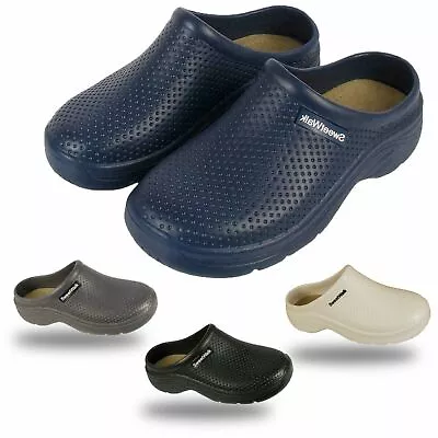 Mens Womens Sweet Walk Garden Work Hospital Soft Insole Beach Mules Clogs Shoes • £9.41