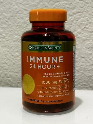 Nature's Bounty Immune 24 Hour + 24 Hour Immune Support From Ester C 120 Rapid • $26.99